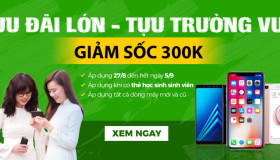 Ưu đãi lớn - Tựu trường vui