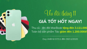 Ưu đãi tháng 11 - Giá tốt hốt ngay!
