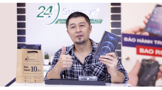 Charlie Nguyễn chọn 24hStore lên đời iPhone 12 Pro Max dịp đầu năm Tân Sửu 