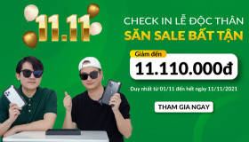 Check in Lễ Độc Thân - Săn SALE bất tận