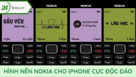 Tổng hợp bộ hình nền Nokia cho iPhone ĐỘC ĐÁO tạo nét riêng