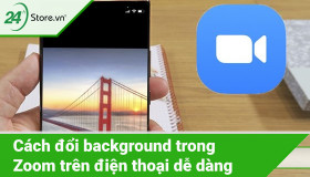 Cách đổi background trong Zoom trên điện thoại iPhone NHANH 