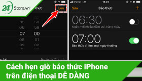 Cách hẹn giờ báo thức iPhone trên điện thoại DỄ DÀNG