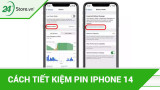 Cách tiết kiệm pin iPhone 14 HIỆU QUẢ sử dụng được lâu hơn