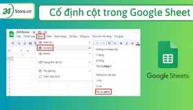 Cách cố định cột/hàng trong Google Sheet ĐƠN GIẢN nhất