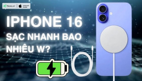 iPhone 16 sạc nhanh bao nhiêu W? Sạc đầy trong bao lâu?