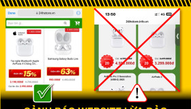 Cảnh báo các trang giả mạo 24hStore mới nhất 2025