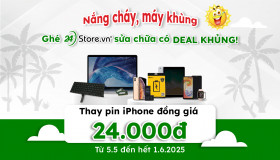 Nắng cháy, máy khùng - Ghé 24h sửa chữa có DEAL khủng! (Thay pin iPhone đồng giá 24.000đ)