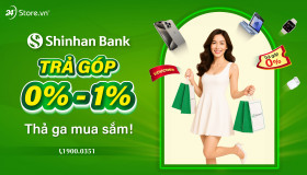 Shinhan Bank trả góp 0% - Thả ga mua sắm