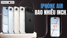Màn hình iPhone Air bao nhiêu inch? Có mượt mà và sáng hơn không?
