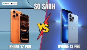 So sánh iPhone 17 Pro và iPhone 13 Pro: Có nên nâng cấp?