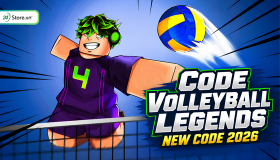 Code Volleyball Legends Update 92 MỚI NHẤT 10/2026, cập nhật liên tục