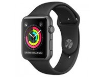 Apple Watch Series 1 – 42mm - mặt nhôm màu đen, dây cao su - 99%