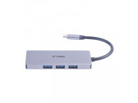 Hub chuyển đa năng iWalk 7 in 1 Macbook, iPad Pro (USB-A*3+USB-C+HDMI+TF+SD)