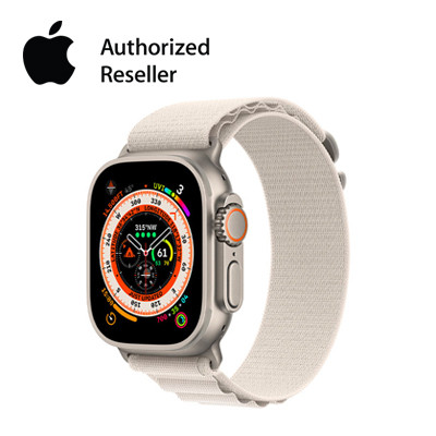 apple watch ultra - 49mm - lte - mặt titanium dây alpine - vừa| chính hãng vn/a
