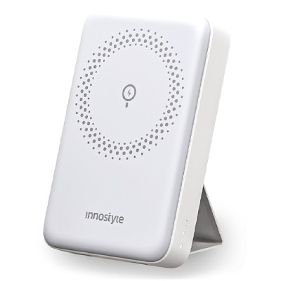 sac-du-phong-innostyle-powermag-15w-2in1-stand-10000mah-pd-20w-trang