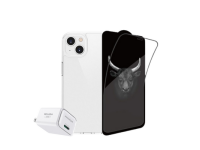 Combo iPhone 13 (Cốc 30W Innostyle+Dán Kingbull+Ốp Mipow)