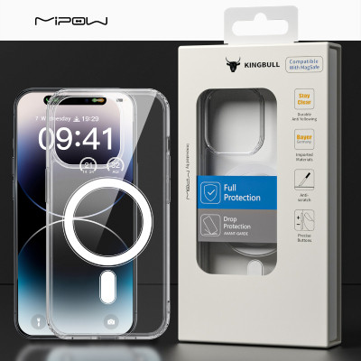 Ốp lưng iPhone 15 Pro Mipow hỗ trợ sạc MagSafe