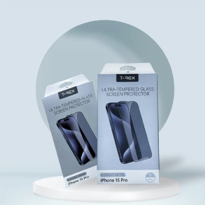 Miếng dán cường lực iPhone 15 Pro chống va đập T-Rex Full cao cấp