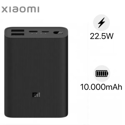 sac du phong xiaomi power bank 3 10.000mah ultra compact black
