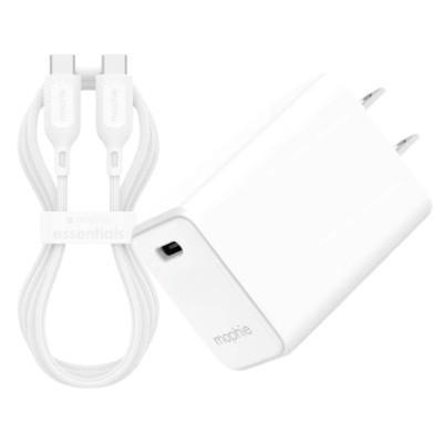 Combo Cốc sạc Mophie Essential 1C PD 30W và Cáp Mophie Essential C to C