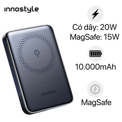 Pin dự phòng Innostyle PowerMag Slim 10000mAh 20W