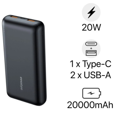Pin dự phòng Innostyle Powermax PD 20W 20000mAh IP20KPDBLK