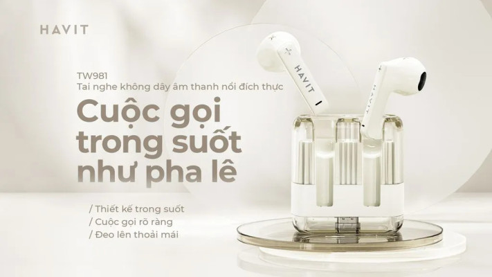 tai nghe blutooth havit tw981 4
