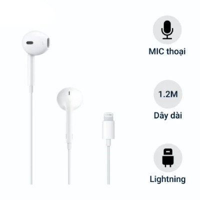 Tai nghe Apple Earpods with Lightning Connector | Chính hãng Apple Việt Nam