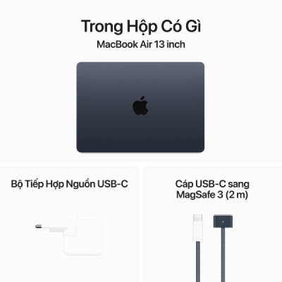 macbook air m2 13 inch 2024 8gb/256gb 9