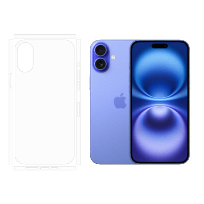 Miếng dán PPF iPhone 16 Plus nhám mặt sau Glass