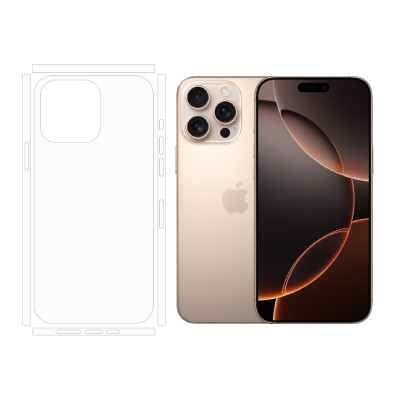 Miếng dán PPF iPhone 16 Pro Max nhám mặt sau Glass