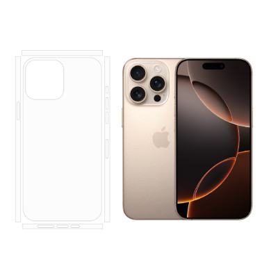 Miếng dán PPF iPhone 16 Pro nhám mặt sau Glass