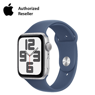 Apple Watch SE 2 2024 - 44mm - GPS - Viền nhôm, dây cao su Size S/M | Chính hãng VN/A