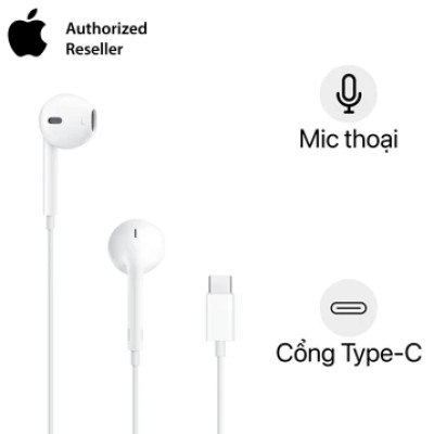 Tai nghe Apple Earpods with USB-C Connector MYQY3ZA/A | Chính hãng
