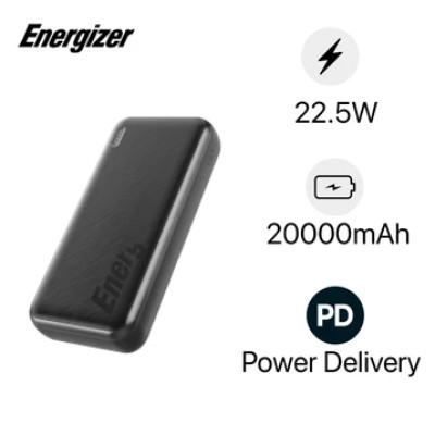 Pin dự phòng Energizer 20000mAh/3.7V Li-Polymer - UE20055PQBK