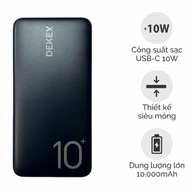 sac-du-phong-dekey-power-pioneer-10000mah-power-bank