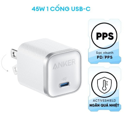 Củ sạc Anker Nano 1C 45W A2692