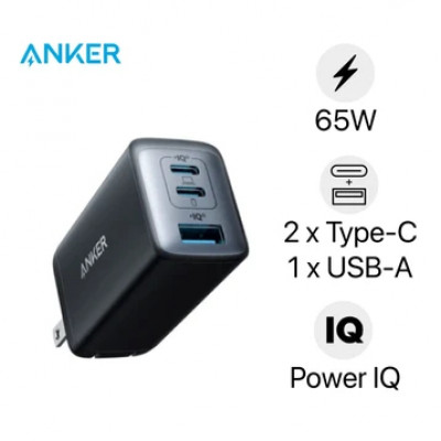 Củ sạc Anker PowerPort III 3 cổng 65W A2667