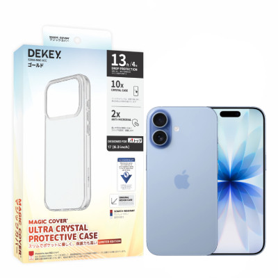 Ốp lưng iPhone 17 DEKEY Cover Ultral Crystal