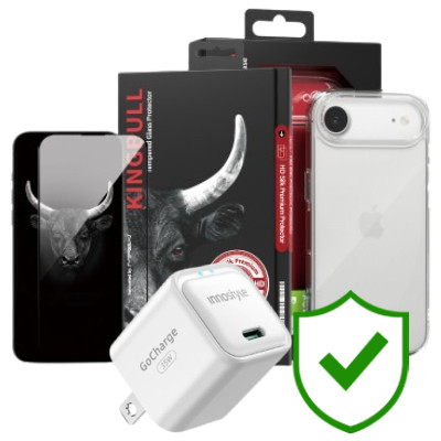 Combo VIP iPhone Air (Cốc 35W INNOSTYLE+Dán KINGBULL+Ốp MIPOW+VIP 24 Tháng toàn diện)