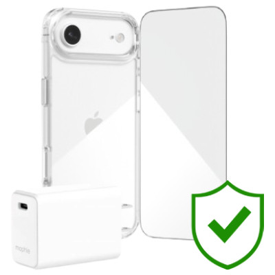 Combo VIP iPhone Air (Cốc 30W MOPHIE+Dán ZAGG+Ốp ZAGG+VIP 24 Tháng toàn diện)