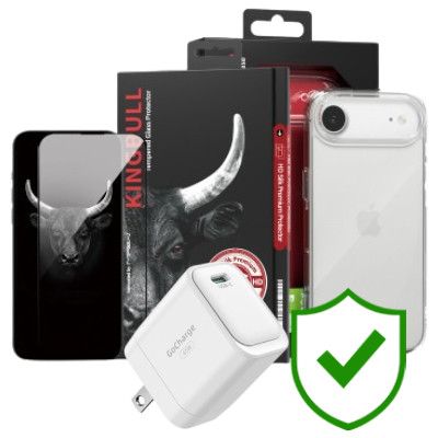Combo VIP iPhone Air (Cốc 45W INNOSTYLE+Dán KINGBULL+Ốp MIPOW+VIP 24 Tháng toàn diện)