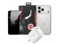 Combo VIP iPhone 17 Pro Max (Cốc 45W INNOSTYLE+Dán KINGBULL+Ốp MIPOW)
