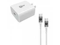 Combo Cốc sạc 20W + Cáp sạc C to C 9FIT