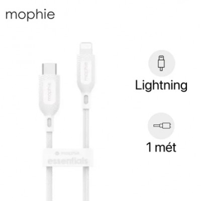 Cáp Mophie Essential USB-C to Lightning MFI 1M