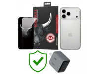 Combo VIP iPhone 17 Pro (Cốc 45W Aukey+Dán KINGBULL+Ốp MIPOW+VIP 24 Tháng toàn diện)