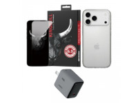 Combo VIP iPhone 17 Pro Max (Cốc 45W Aukey+Dán KINGBULL+Ốp MIPOW)