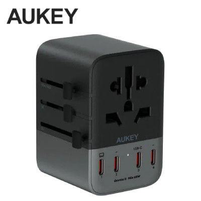 Củ sạc đa năng Aukey PA-TA08A PD65W nhiều cổng