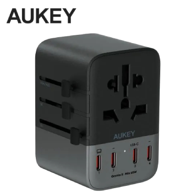 Củ sạc đa năng Aukey PA-TA08A PD65W nhiều cổng